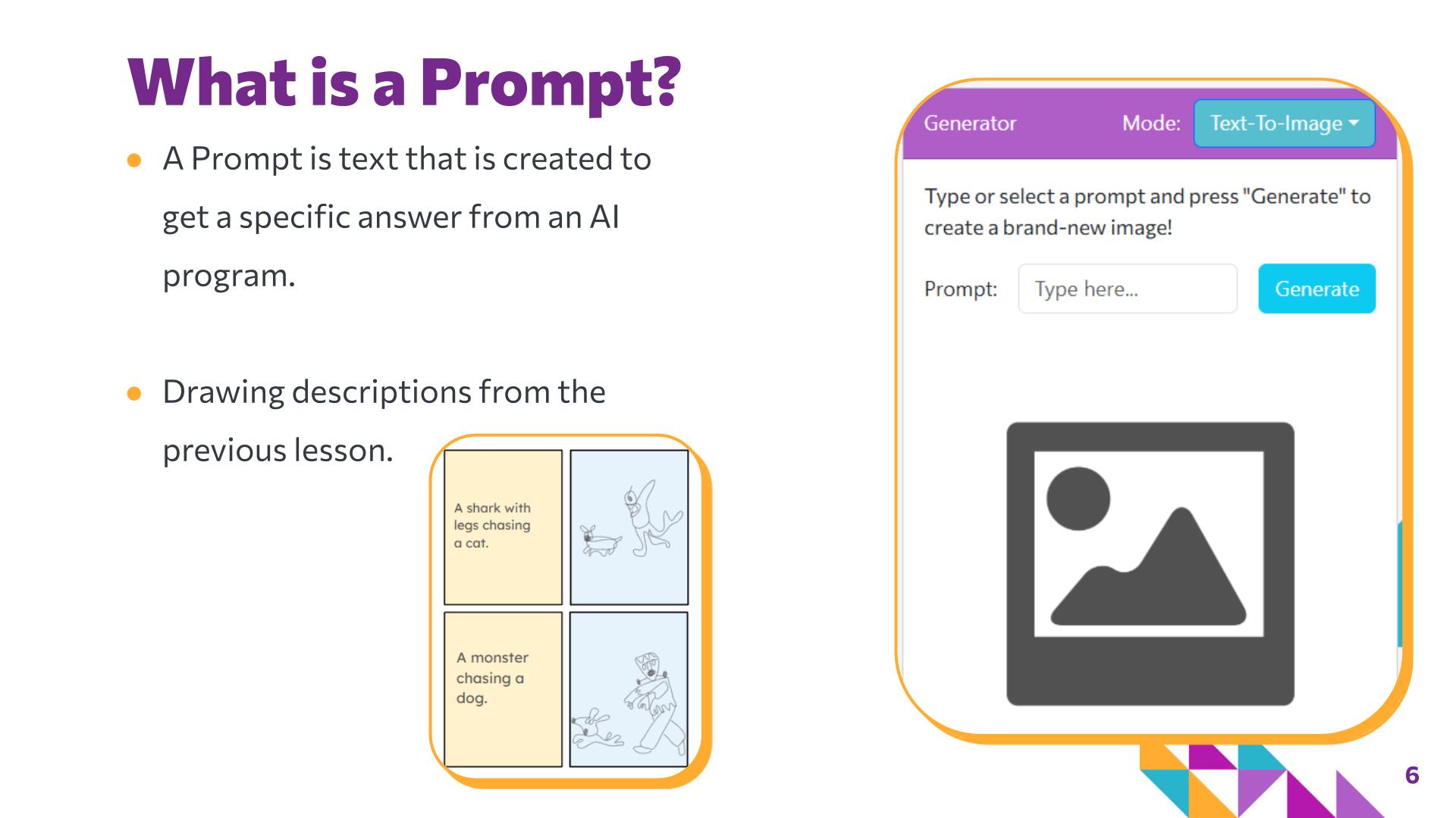 Slide 6: What is a Prompt? — Picture it with Words
