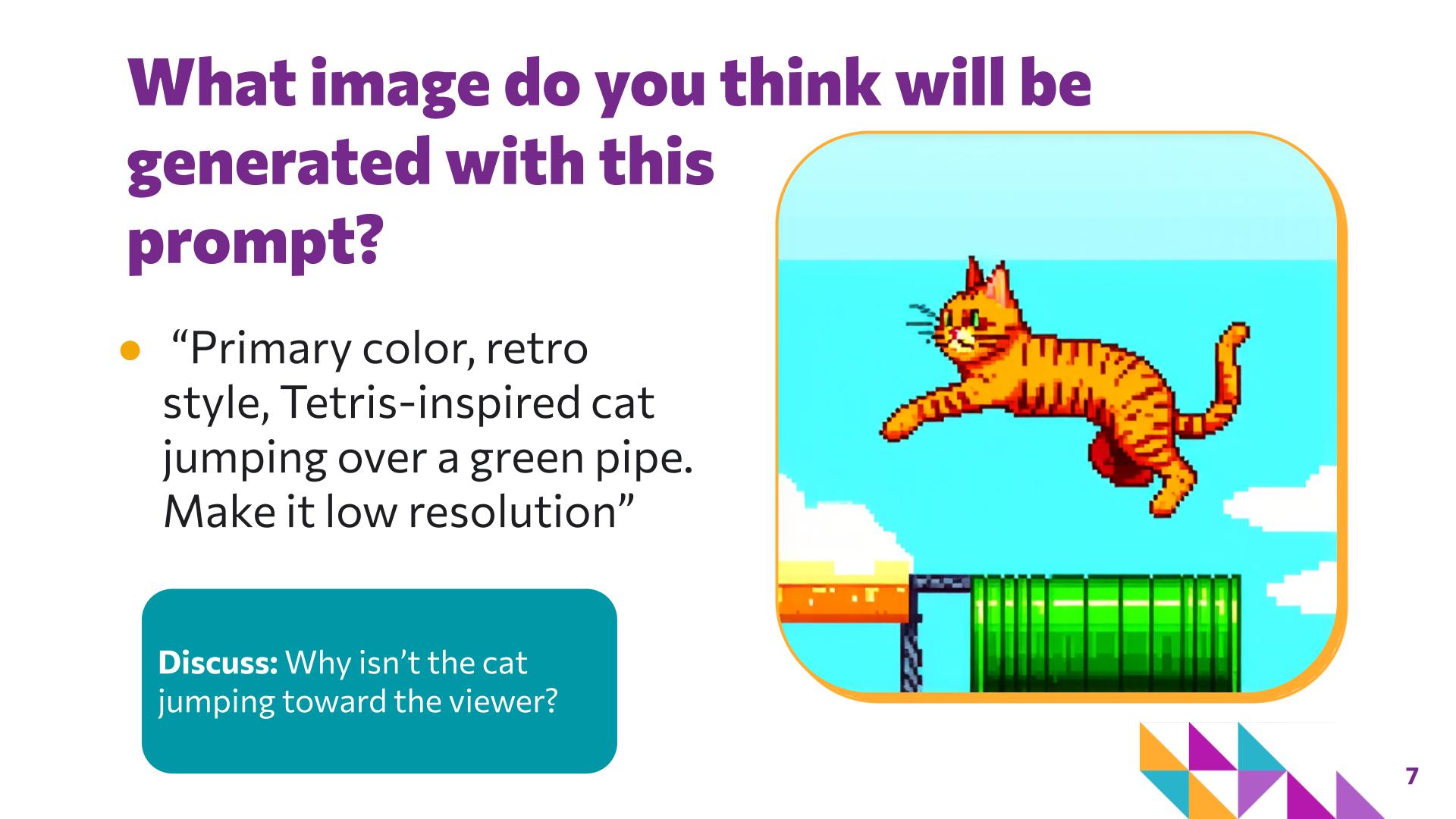 Slide 7: What image do you think will be generated with thisprompt? — Picture it with Words