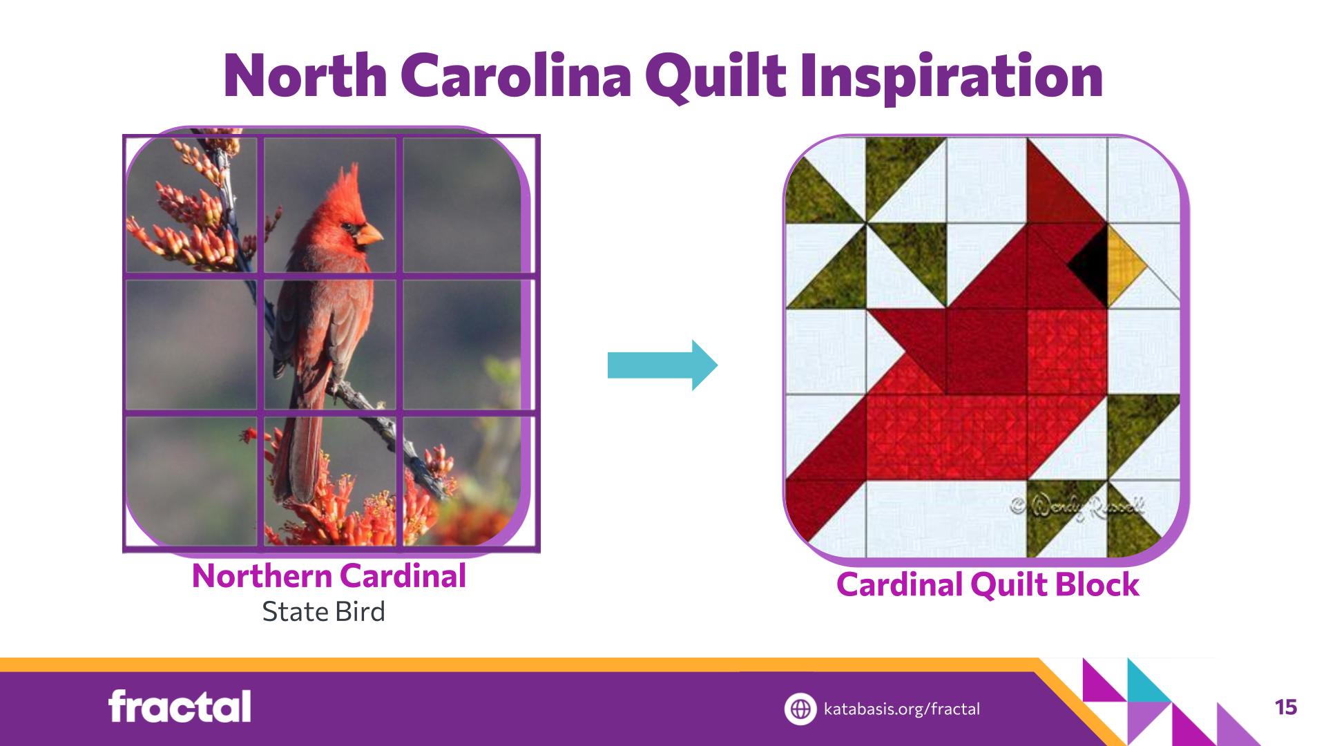 Slide 15: North Carolina Quilt Inspiration — Patchwork Pixels