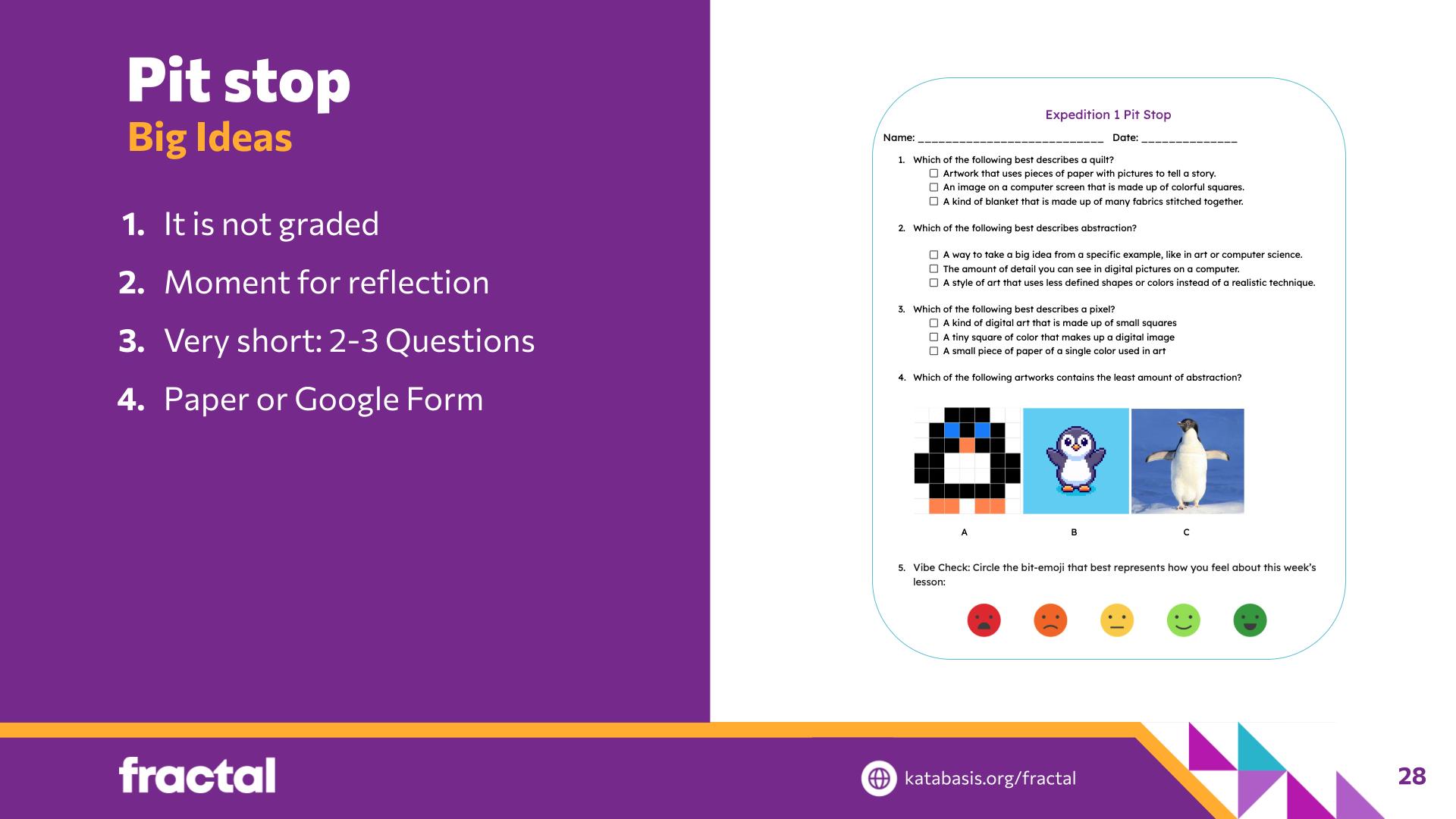 Slide 28 — Patchwork Pixels